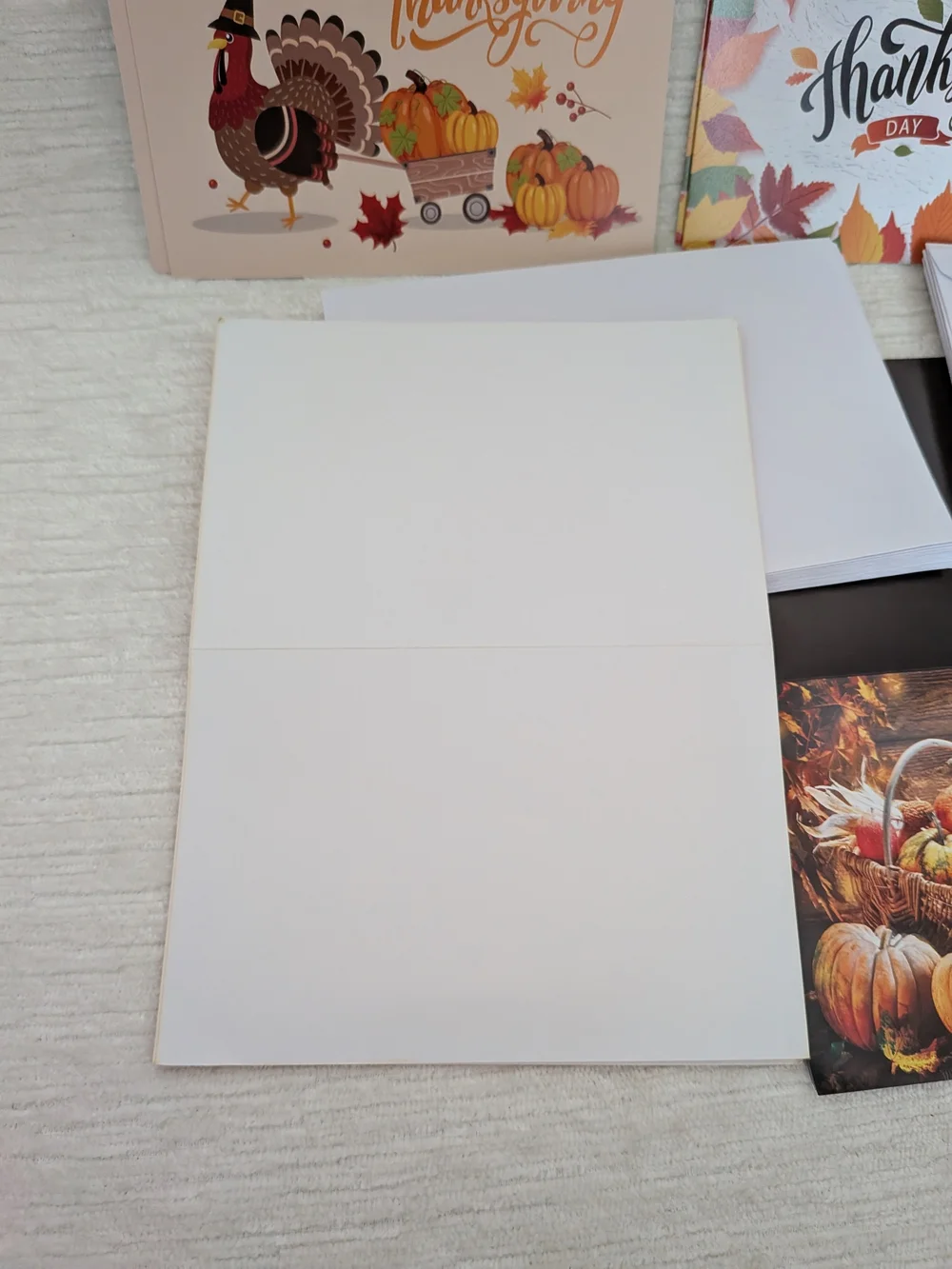 30 Thanksgiving Blank Inside Cards 5 Of Each Design 4